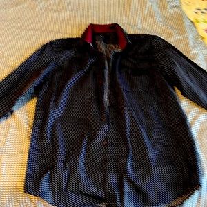 Gorgeous navy blue dress shirt size 16 excellent condition